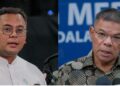 AMIRUDIN SHARI (kiri) dan SAIFUDDIN NASUTION ISMAIL