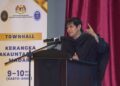 AZALINA Othman Said ketika berucap pada Program Town Hall Kerangka Akauntabiliti Madani 2026 di Akademi Perundangan Negara, Bandar Baru Bangi, Selangor hari ini.-UTUSAN/ISKANDAR ISHAK.