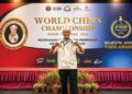 NAZRUL Hazel Mohd. Nor dinobatkan sebagai juara dunia Excellent Gold dalam kategori Nasi Lemak Moden dalam Kejohanan Cef Dunia Malaysia (WCCM) 2026 di Pusat Konvensyen Antarabangsa Persada Johor, Johor Bahru.