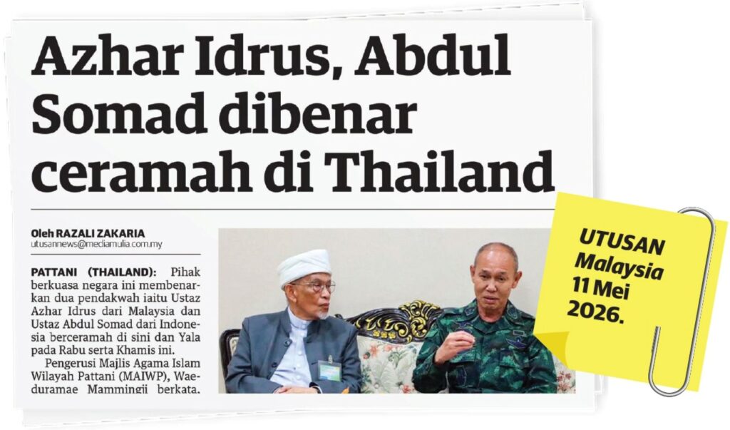 Ceramah Azhar Idrus, Abdul Somad di Thailand batal