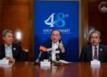 ANWAR Ibrahim semasa sidang media Penutup ASEAN Ke-48 di Cebu, Filipina. - FB ANWAR IBRAHIM