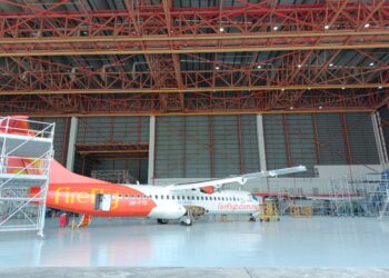 Firefly ATR di Hangar 4 yang baharu.