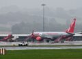 GAMBAR fail pesawat Jet2. - AFP