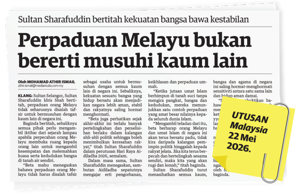 Penyatuan Melayu penting demi rakyat, kestabilan negara