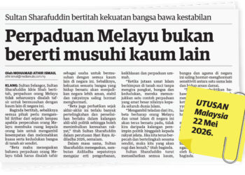 LAPORAN Utusan Malaysia semalam.
