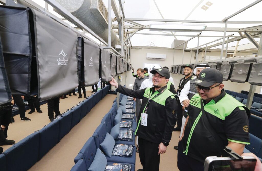 Katil sofa, khemah penebat haba antara penambahbaikan masyair
