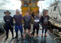 LIMA kru warga Myanmar termasuk seorang tekong ditahan Maritim Perak selepas disyaki melanggar syarat sah lesen, Selasa lalu.