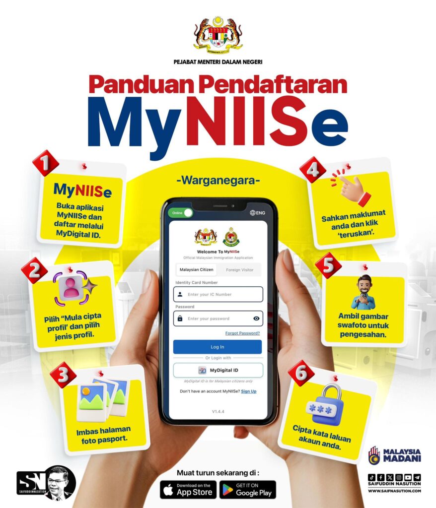 MyNIISe tawar urusan imigresen lebih mudah