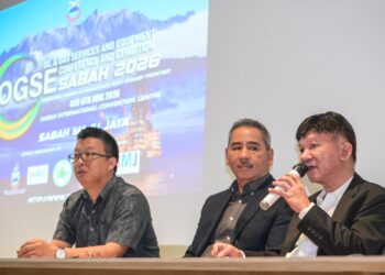 Penasihat Majlis Perkhidmatan Minyak dan Gas (OGSE) Sabah, Datuk Willie Ng ketika bercakap pada sidang media mengenai Persidangan dan Pameran OGSE Sabah 2026 di Menara Prestige Kuala Lumpur di sini, hari ini. - UTUSAN/SYAKIR RADIN