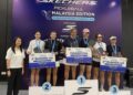 BEKAS pemain skuasy negara, Delia Arnold (tiga dari kiri) turut memeriahkan Kejohanan Pickleballa Antarabangsa Skechers - Edisi Malaysia 2026 di Subang Jaya.