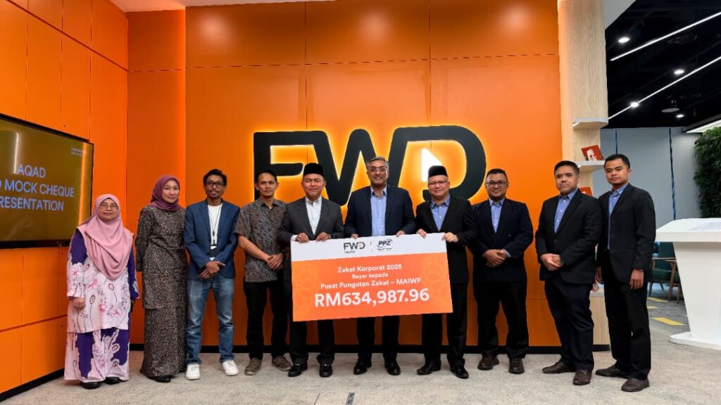 FWD Takaful Tunai Kewajipan Zakat Perniagaan kepada Pusat Pungutan Zakat-MAIWP