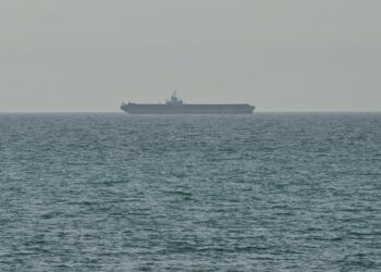 GAMBAR fail kawasan perairan UAE. - AFP