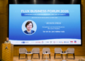 BEKAS Gabenor Bank Negara Malaysia (BNM), Tan Sri Dr. Zeti Akhtar Aziz semasa berucap di Forum Perniagaan FLUX 2026 di sini, hari ini.