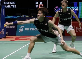 Man Wei Chong-Tee Kai Woon terlepas lagi untuk beraksi dalam kejohanan kompetitif di Terbuka Singapura dan Terbuka Indonesia ekoran masalah kecederaan. - UTUSAN/SHIDDIEQIIN ZON