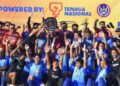TNB ThunderStars memburu tiga mata menentang UiTM dalam aksi Liga Hoki Malaysia di Stadium Hoki Nasional, Bukit Jalil, hari ini. - IHSAN MHC