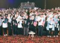 JULINA Johan bersama peserta yang menghadiri Program SKILLBOX@Kelab Malaysiaku Zon Semenanjung Tahun 2026 di Kem Permata Resort, Alor Gajah, Melaka. – UTUSAN/AMRAN MULUP