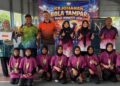 Pasukan bola tampar Sekolah Kebangsaan Perian yang menunjukkan pencapaian cemerlang dalam Kejohanan Bola Tampar MSSD Jerantut bawah 12 Tahun di Jerantut, Pahang baru-baru ini.