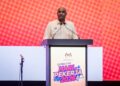 R. RAMANAN ketika berucap pada Majlis Sambutan Hari Pekerja Peringkat Kebangsaan 2026 di UNIFI Arena, Bukit Jalil, Kuala Lumpur hari ini.-UTUSAN/MUHAMAD IQBAL ROSLI