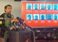 SANI Araby Abdul Alim Araby pada sidang khas akhbar hari ini. - UTUSAN/ARIF AIMAN ASROL