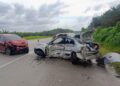 SEORANG ibu dan anak perempuannya maut selepas kenderaan Proton Persona dinaiki mereka bertembung dengan sebuah Perodua Bezza di Kilometer 71, Jalan Johor Bahru-Mersing, Kota Tinggi.