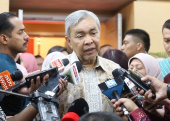 AHMAD Zahid Hamidi pada Majlis Pelancaran Pelan Tindakan Dasar Sosial Negara bagi tahu 2026 - 2030 di Pusat Dagangan Dunia, di sini hari ini. - UTUSAN/SHIDDIEQIIN ZON