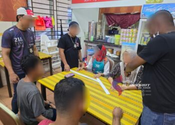 ANTARA 33 warga asing yang ditahan JIM Johor atas pelbagai kesalahan imigresen menerusi serbuan dijalankan terhadap 10 premis sekitar bandar raya Johor Bahru.