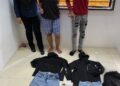 PASANGAN kekasih yang menyamun seorang pemandu e-hailing dengan menjerut leher mangsa sebelum merampas kereta jenis Proton Saga ditahan polis.