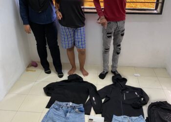 PASANGAN kekasih yang menyamun seorang pemandu e-hailing dengan menjerut leher mangsa sebelum merampas kereta jenis Proton Saga ditahan polis.