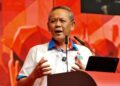 JOHOR BAHRU, 17 Mei - Pengerusi Pakatan Harapan Negeri Sembilan, Datuk Seri Aminuddin Harun berucap sempena Konvensyen Pakatan Harapan 2026 di Pusat Konvensyen Antarabangsa Persada Johor. UTUSAN/ RAJA JAAFAR ALI