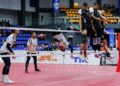 PASUKAN Sepak Takraw Malaysia beraksi ketika menentang pasukan India pada aksi terakhir Kumpulan C acara kuadran pada Kejohanan Piala Dunia Sepak Takraw 2026-UTUSAN/SHIDDIEQIIN ZON