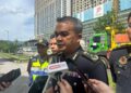 HAMIDI Adam ketika ditemui semasa Ops Khas Lebih Muatan di Ibu Pejabat JPJ Wangsa Maju di sini, hari ini.