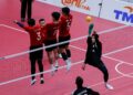 SKUAD negara yang dibarisi Muhammad Afifuddin Mohd Razali, Muhammad Shahalri Aiman Halim, Muhammad Fetri Mohd Halim, Amirul Zazwan Amir dan Aidil Aiman Azwawi menewaskan skuad Vietnam dengan mata 2-1, di Stadium Titiwangsa, di sini hari ini.-UTUSAN/SHIDDIEQIIN ZON