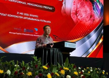 NGA Kor Ming ketika berucap di Majlis Apresiasi Kecemerlangan 2025 di sini, hari ini.
