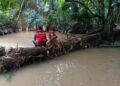 ANGGOTA bomba sewaktu menjalankan operasi pencarian bagi mencari mangsa yang disyaki terjatuh ke dalam sungai berhampiran Lebuhraya Baru Lembang Klang (NKVE) berdekatan Menara Finas, di Damansara Damai semalam. - Ihsan Bomba
