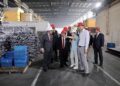 SAARANI Mohamad (dua dari kiri) melawat syarikat pembuatan komponen automotif, Ningbo Fresh Technology Co Ltd., di China semalam.
