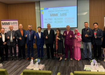 ABU Hassan Mohd Nor (enam dari kanan) bersama penganjur dan rakan strategik pada sidang media Pameran Jentera Antarabangsa Malaysia ke-37 (MIMF 2026) di MITEC semalam.