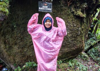 GAMBAR Jaslinda Saludin di Kem Batu Core yang dirakam pagi  24 Mei lalu sebelum dia gagal dikesan. - GAMBAR IHSAN JBPM PERAK