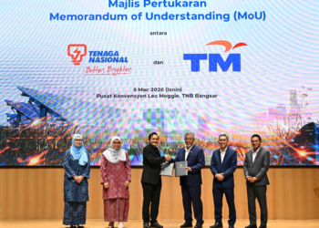 Kumpulan turut memperluas kerjasama dalam solusi tenaga hijau dan infrastruktur digital melalui Memorandum Persefahaman (MoU) yang dimeterai bersama Telekom Malaysia pada Mac 2026.