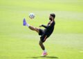 MEMPHIS Depay menjalani latihan bersama skuad Belanda.- AFP