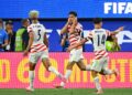 GIOVANNI Reyna(tengah) meraikan jaringan gol keempat pasukannya ketika aksi Kumpulan D Piala Dunia 2026 antara Amerika Syarikat dan Paraguay di Stadium Los Angeles, Inglewood.-AFP