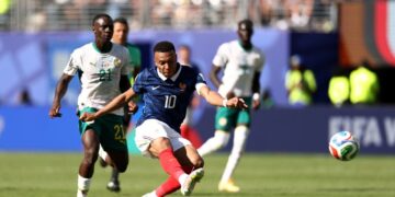 KYLIAN Mbappe meledak dua gol ketika Perancis menewaskan Senegal 3-1 dalam aksi Kumpulan I Piala Dunia 2026.- AFP