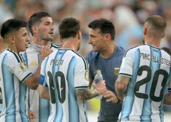 SCALONI kagum dengan prestasi Lionel Messi dalam aksi pertama Piala Dunia 2026.-AFP