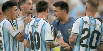 SCALONI kagum dengan prestasi Lionel Messi dalam aksi pertama Piala Dunia 2026.-AFP
