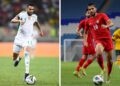 PENYERANG Algeria, Mahrez(kiri) dan penyerang Jordan, Musa Al-Tamari dijangka menjadi penggempur utama buat Algeria dan Jordan pada aksi kedua Kumpulan J Piala Dunia 2026 -AFP