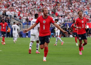 KAPTEN England, Harry Kane berjaya meledak gol kedua skuad The Three Lions pada aksi terakhir Kumpulan L menentang Panama di Stadium New Jersey, sebentar tadi-AFP