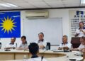 LU Yen Teng pada Mesyuarat Agung Tahunan Bahagian MCA Sepanggar, Kota Kinabalu, Sabah.-UTUSAN/HARDY JOE