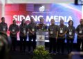 Ramlan Harun mengadakan sidang akhbar pada Hari Penamaan Calon sempena PRN Johor ke-16 di Bangunan Sultan Ismail, Kota Iskandar  di sini, hari ini. - UTUSAN/RAJA JAAFAR ALI