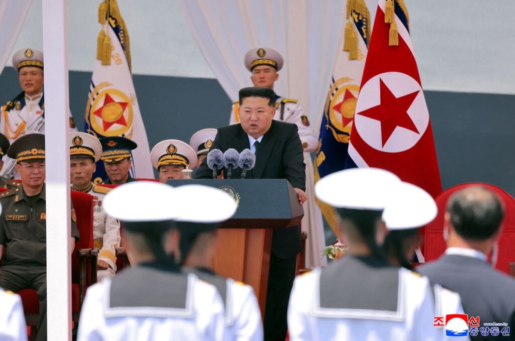 North Korea plans nuclear-armed navy, larger warships