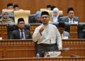 WAN Zikri Afhtar Ishak semasa sesi penggulungan sesi DUN Perlis di Kangar, Perlis hari ini.-UTUSAN/Jabatan Penerangan
