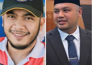 MOHD. Firdaus Ismail (kiri) dan Haziq Asyraf DUN (kanan). -UTUSAN